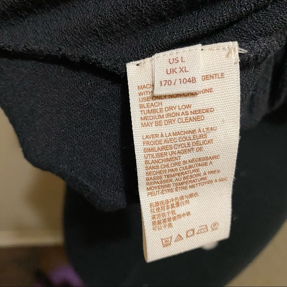 Free People ombre off the shoulder top sz L - Picture 5 of 5